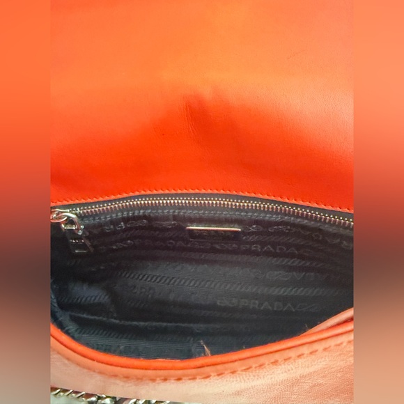 Authentic Prada Orange Leather Crossbody Bag - Picture 7 of 7